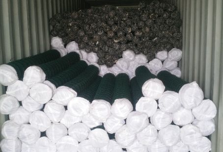 Chainmesh Fencing, Galvanized/PVC Chainlink Fence